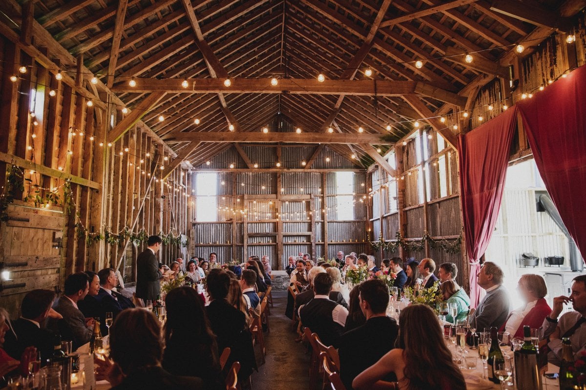 Large rustic barn available for special celebrations